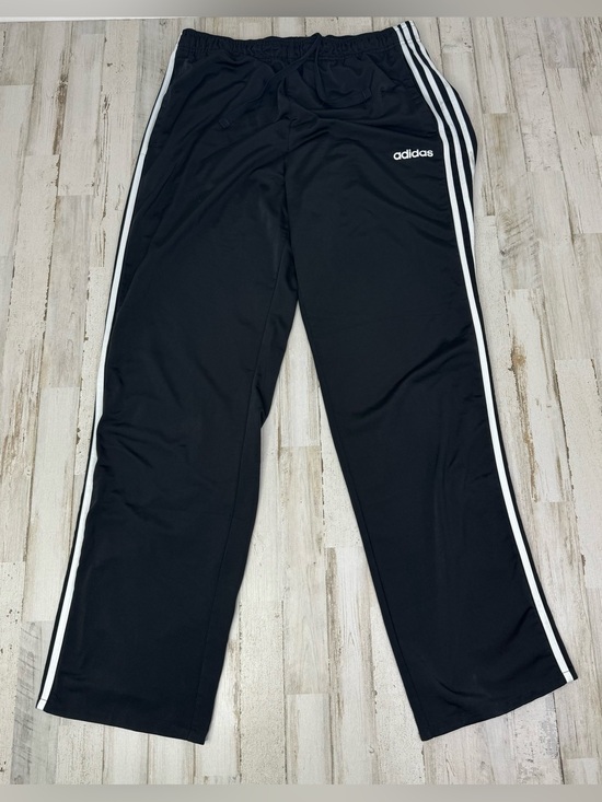 adidas Other - Adidas Climalite Men’s XL Sweatpants Black White Stripe
